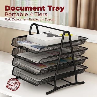 Metal Mesh Office Desk Accessories Set Deal 7 Pieces
